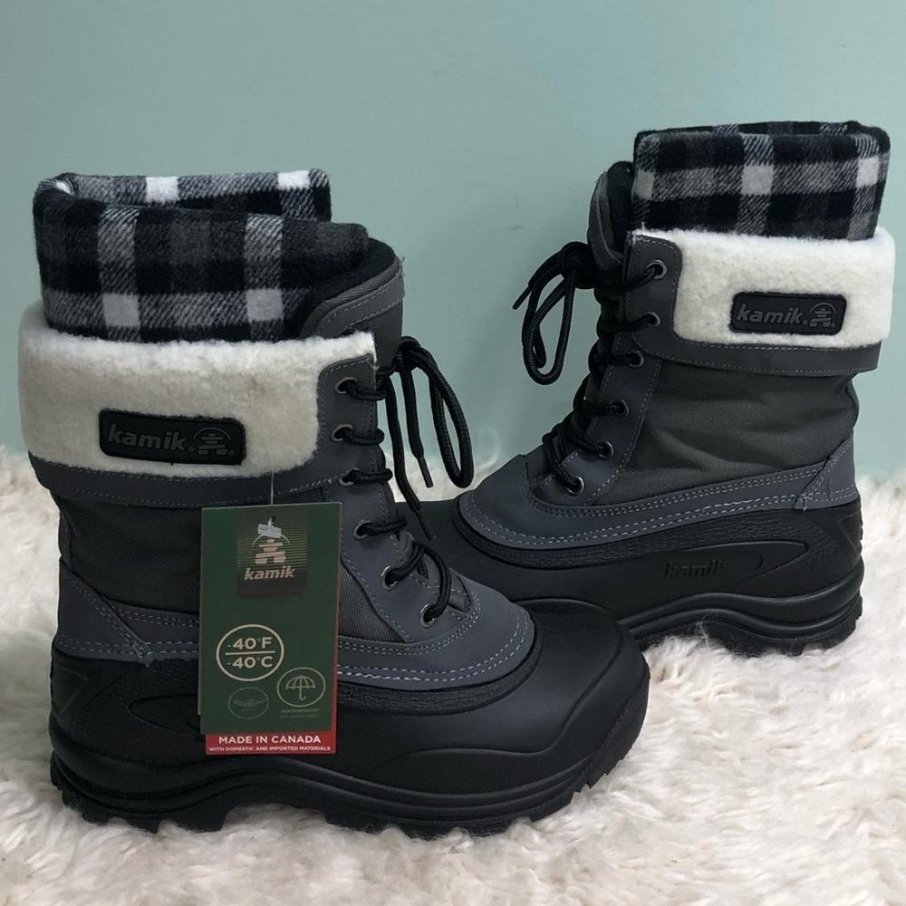 Kamik | Women's Sugarloaf Snow Boots | Charcoal | Size 6